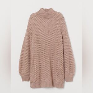 Francesca’s high neck sweater dress, old rose size M